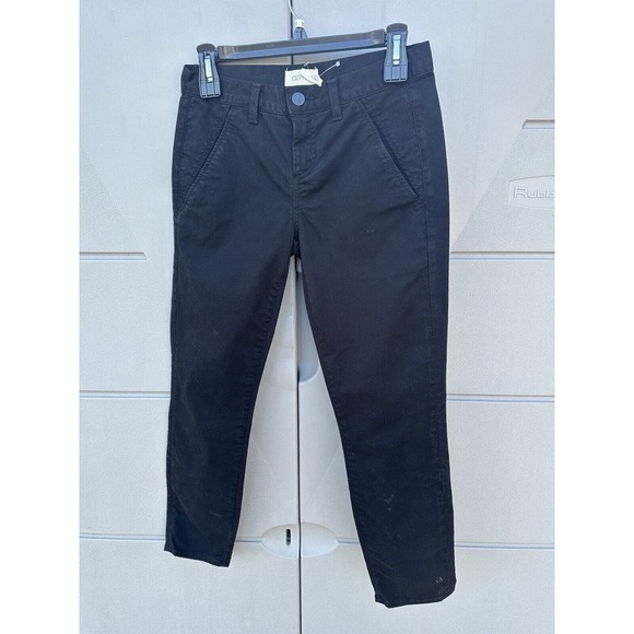 Crippen - Tapered Six Trouser Cropped Pants in Black Sz 25 NWOT - Picture 3 of 14